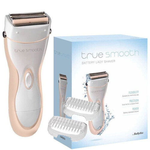 BaByliss Women Wet & Dry Lady Shaver Cordless Battery Hair Remover Smooth 8771BU