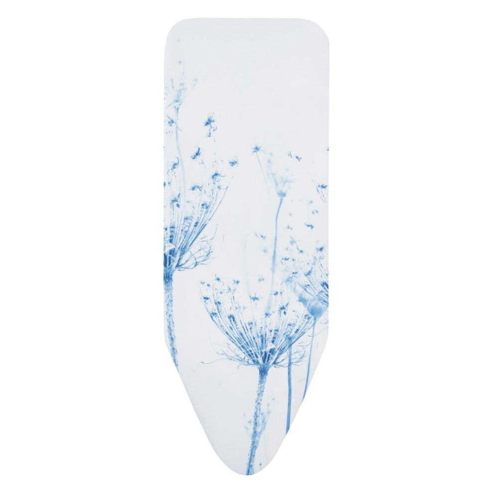 Brabantia Ironing Board Cover C, 124x45 cm, 2mm Foam - Cotton Flower