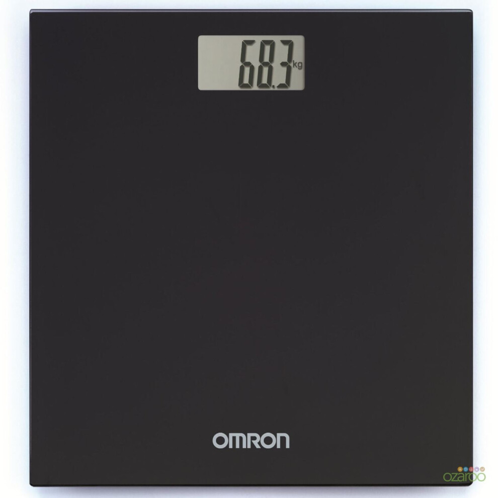 Omron HN-289-EBK Midnight Black Digital LCD Personal Body Weight Scale