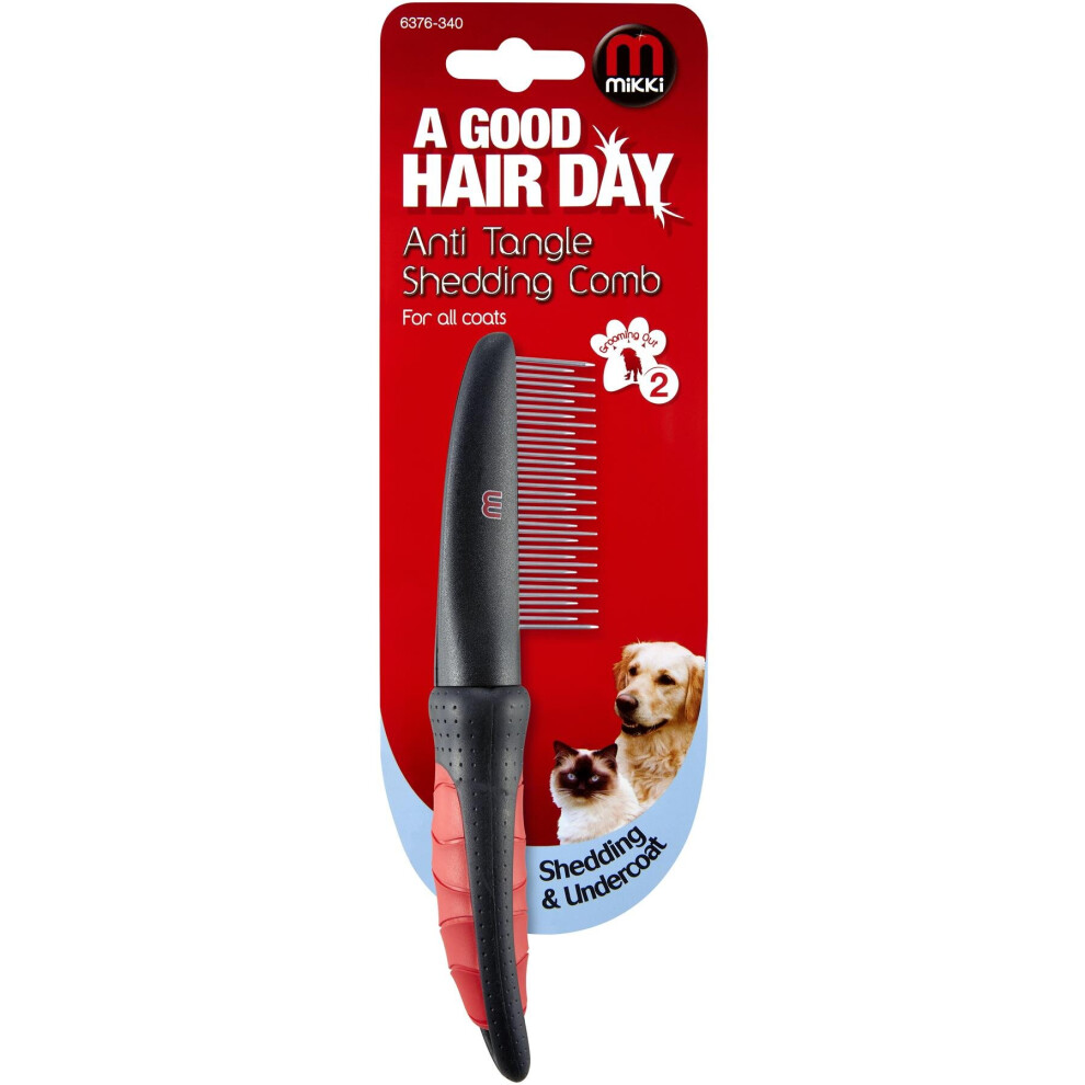 Mikki Easy Grooming Shedding Comb