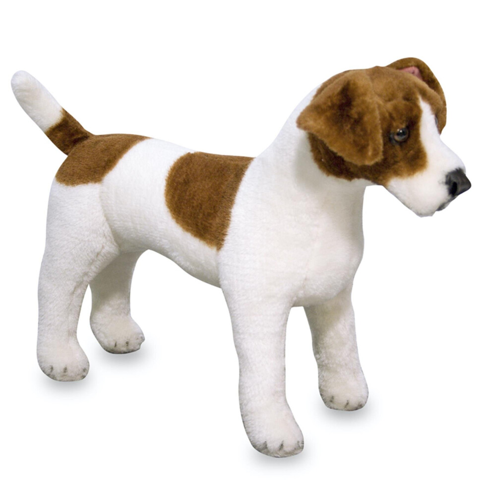 Melissa & Doug Giant Jack Russell Terrier - Lifelike Stuffed Animal Dog