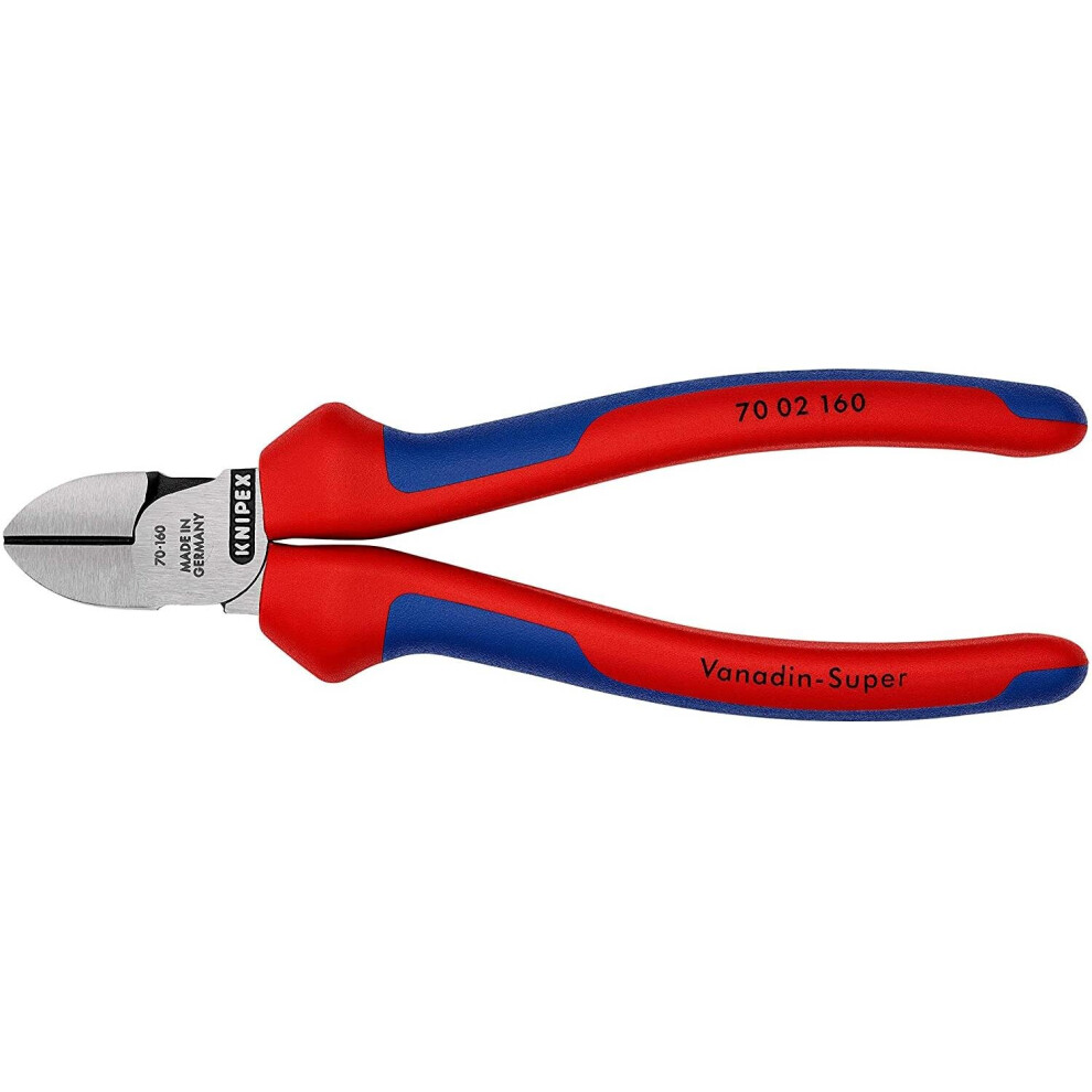 Knipex 70 02 160 Sb Diagonal Cutters Comfort Multi-Component Grip 160Mm (6.1/4In) 4003773011750
