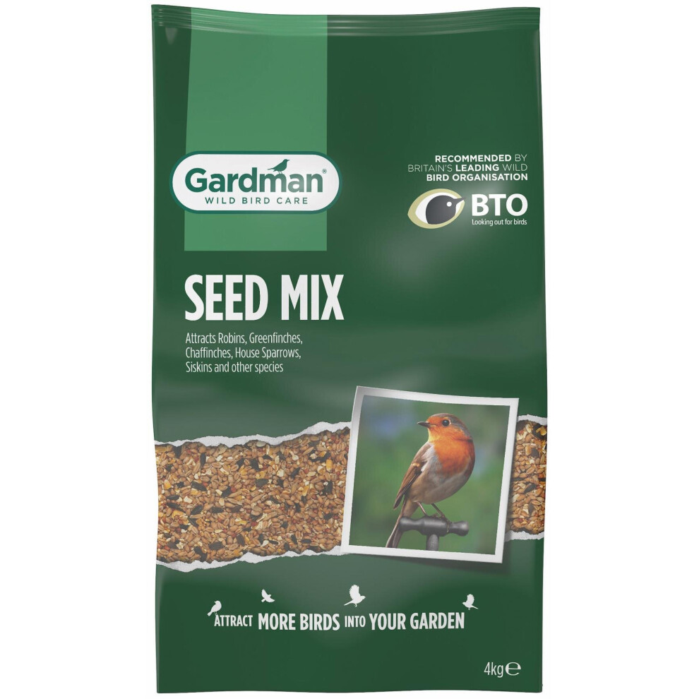 Gardman Seed Mix For Wild Birds - 4Kg