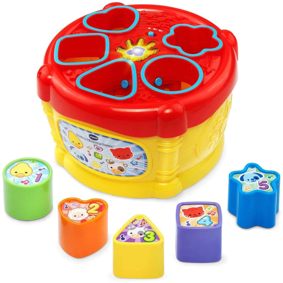 Vtech Baby Sort And Discover Drum - Multi-Coloured