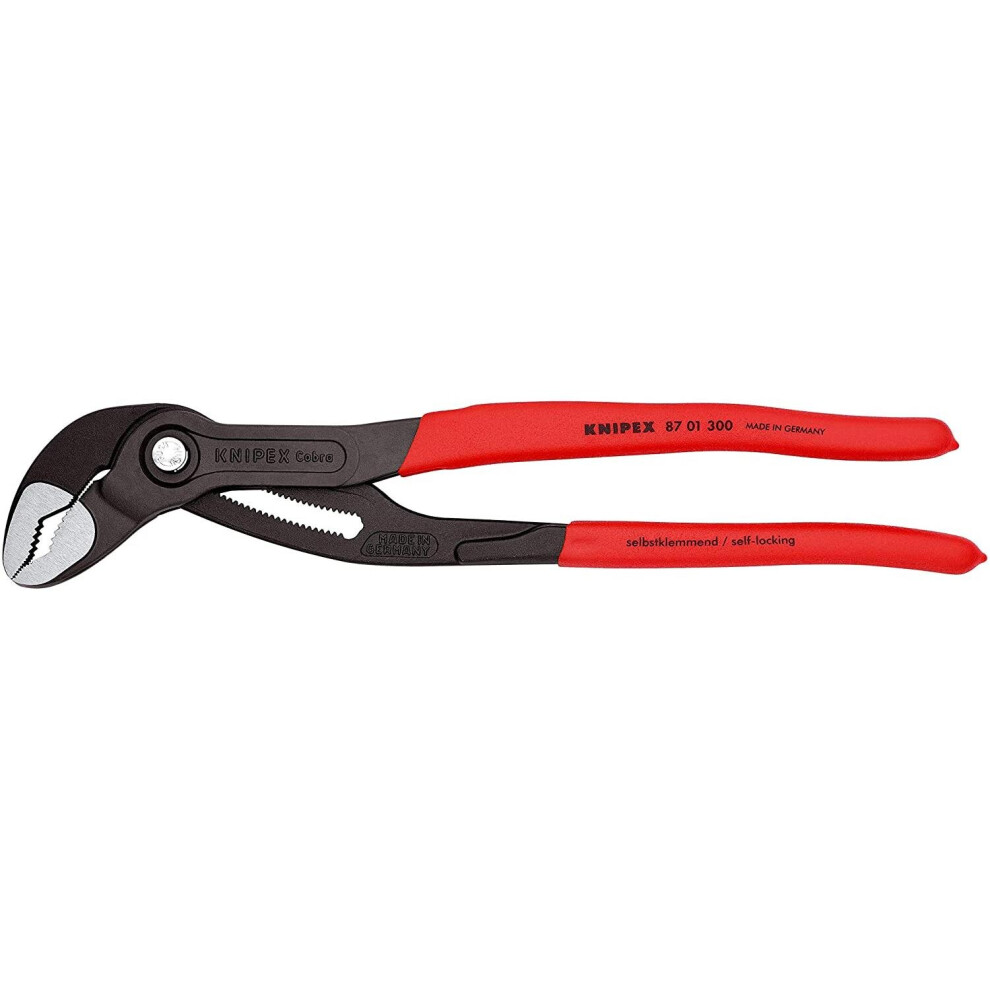 Knipex 87 01 300 SB Cobra Waterpump Pliers PVC Grip 300mm - 60mm Capacity