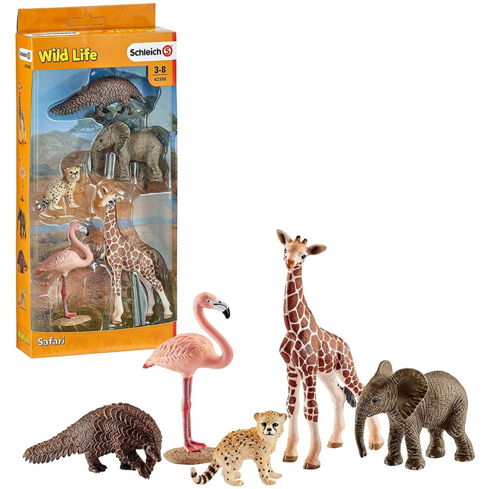 Schleich 42388 - Assorted Wild Life Animals