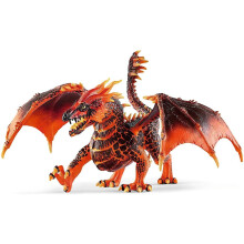 schleich ELDRADOR CREATURES - Drago di lava ELDRADOR CREATURES Drago rosso giocattolo figurina con ali mobili per bambini dai 7 anni in su