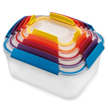JOSEPH JOSEPH SET 5PZ CONTENITORI PER ALIMENTI NEST LOCK MULTICOLOR ACCESSORI CUCINA