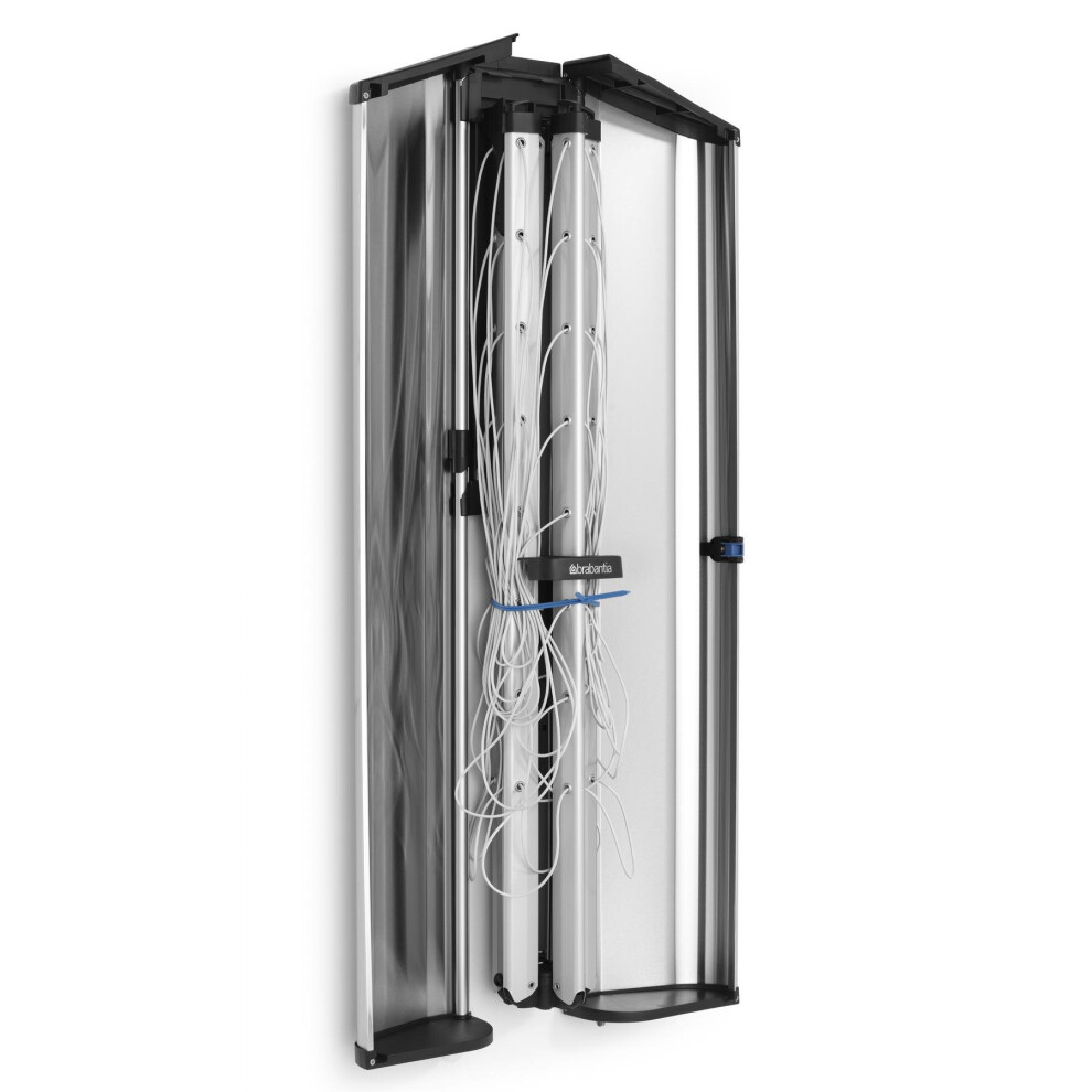 Brabantia Protective Storage Box for Wallfix Wall Mounted Dryer, 24 m - Matt Steel