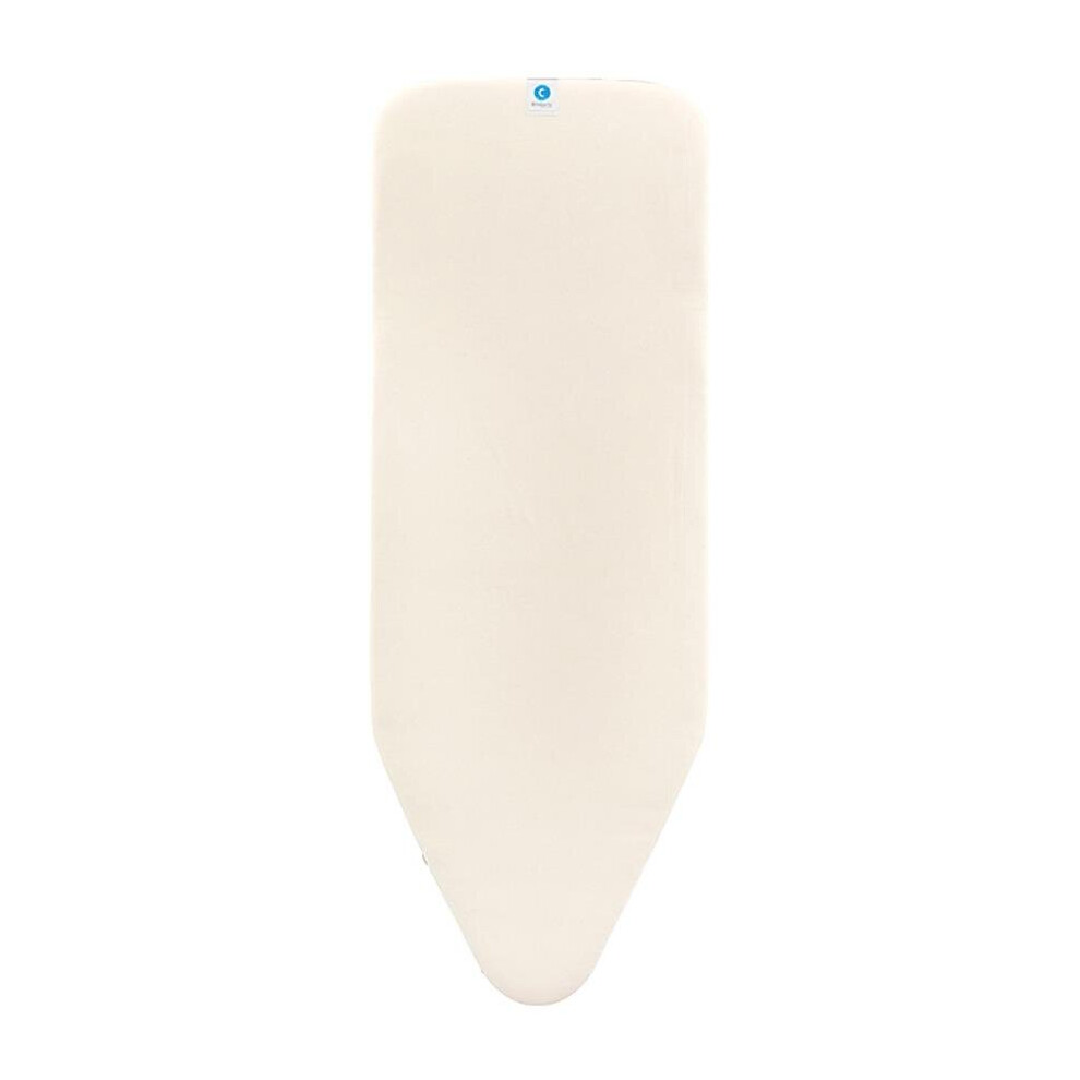 Brabantia Size C Extra Thick Felt & Foam Underlay Ironing Board Cover, 49" x 18", Ecru