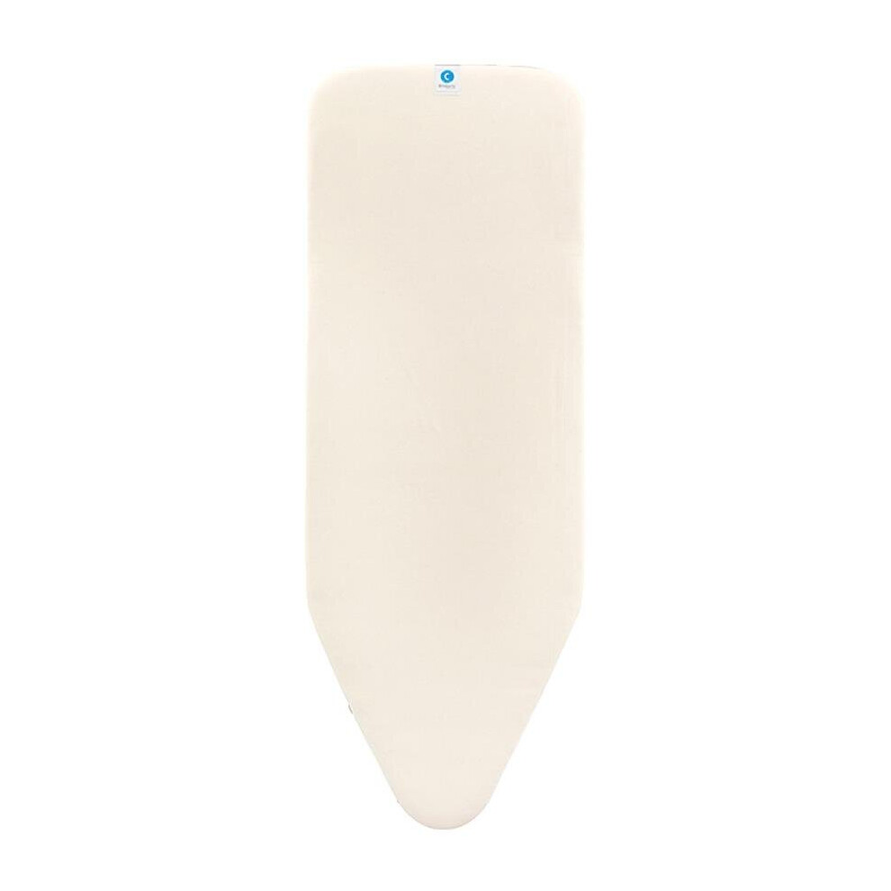 Brabantia Size C Extra Thick Felt & Foam Underlay Ironing Board Cover, 49" X 18", Ecru