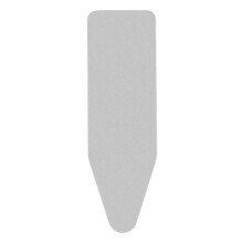 Brabantia Ironing Board Cover with 2 mm Foam - 110 x 30, Slimline, Metallised Silver