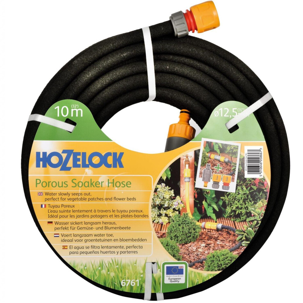 Hozelock Porous Soaker Hose 10m 12.5mm (1/2in) Diameter