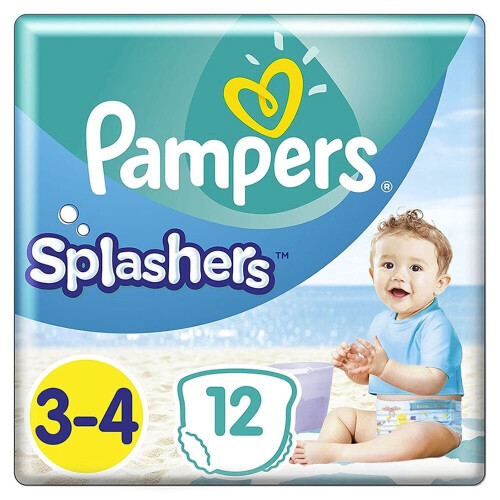 Pampers Pampers Splasher Swim Pants Carry Pack Size Size 3 x12