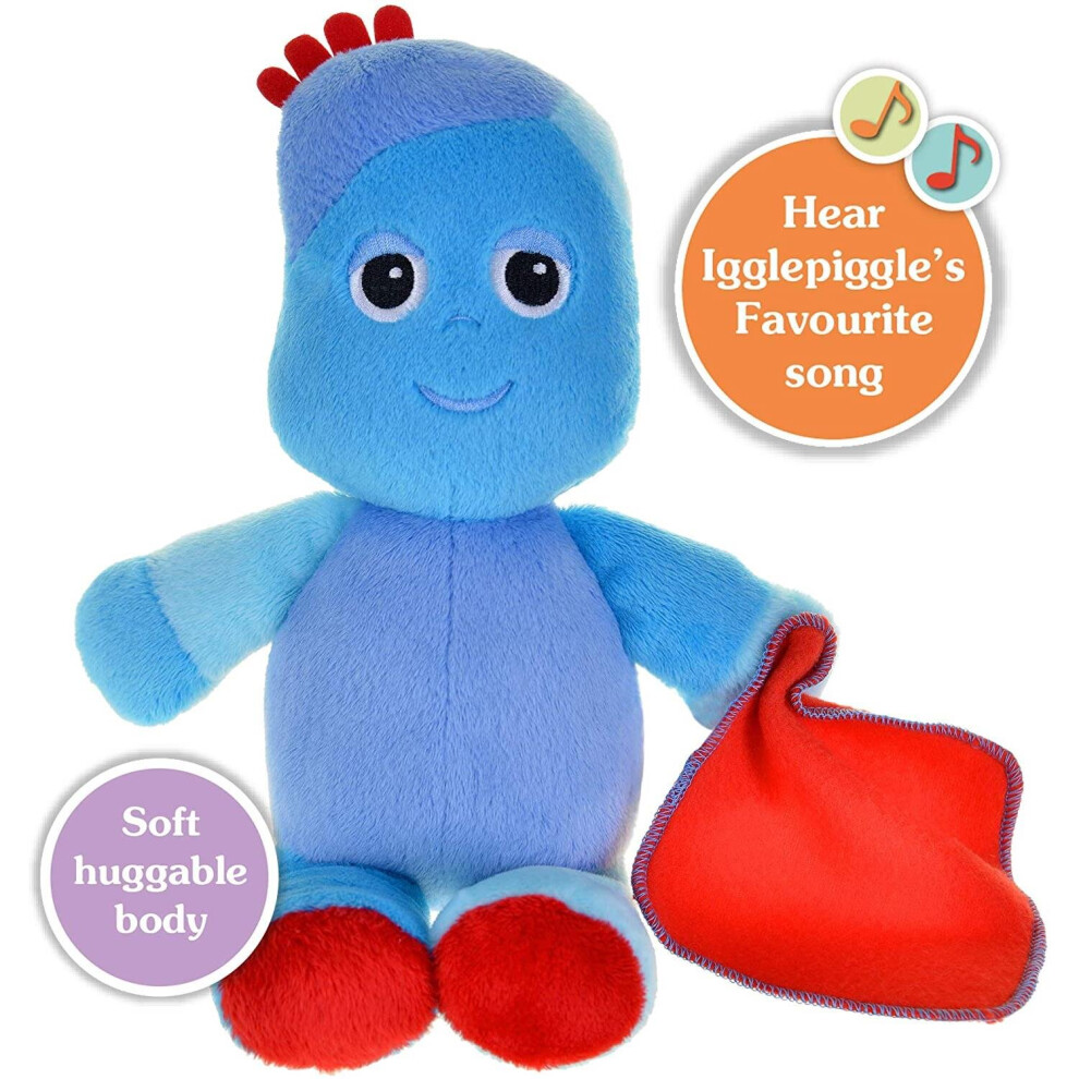 NEW In the Night Garden Snuggly Singing Igglepiggle Soft Toy 29cm - C-1664