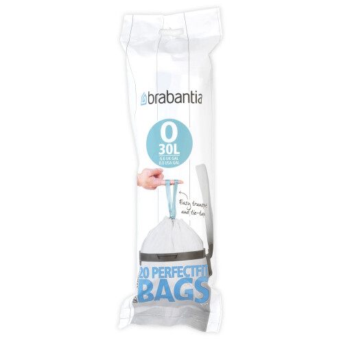 Brabantia Rolle mit 20 Müllsäcken 30 l Code O - Brabantia