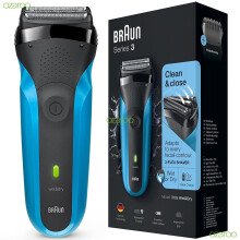 Braun Series 3 310s Wet and Dry Electric Shaver for Men/Rechargeable Electric Razor, Blue