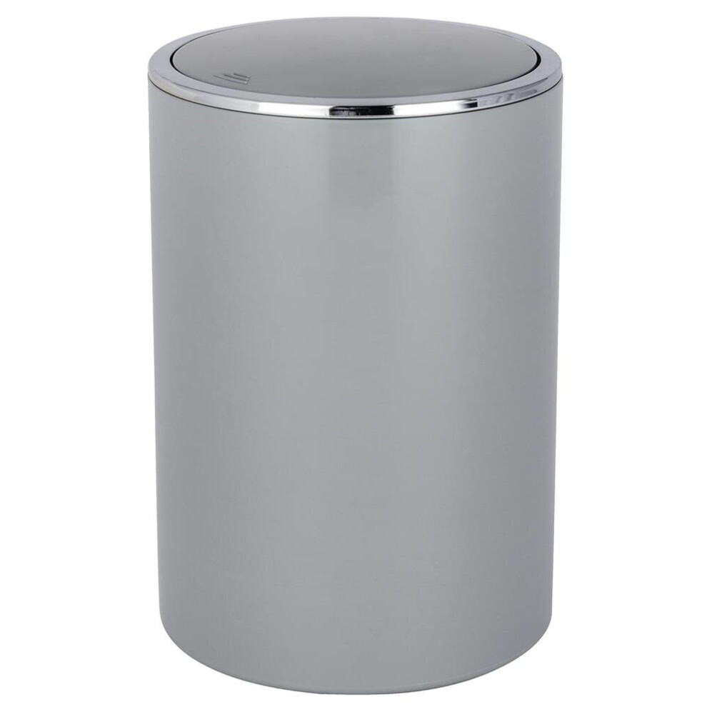 Wenko "Inca Swing Cover Bin, Grey