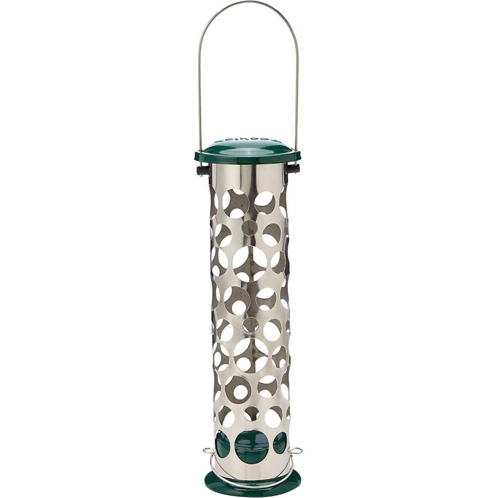 Peckish All Weather Metal Energy Suet Fat Ball Bird Feeder, Large