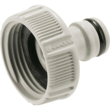 Nariz de torneira GARDENA 26/34 rosca - Rega de jardim - Cinza - 130x80x40mm