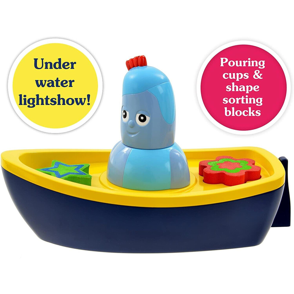 NEW! In the Night Garden Iggle Piggle's Lightshow Bath-Time Boat Toy