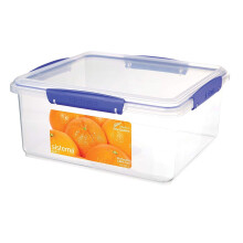 Sistema KLIP IT Food Storage Container Clear with Blue Clips 5 L