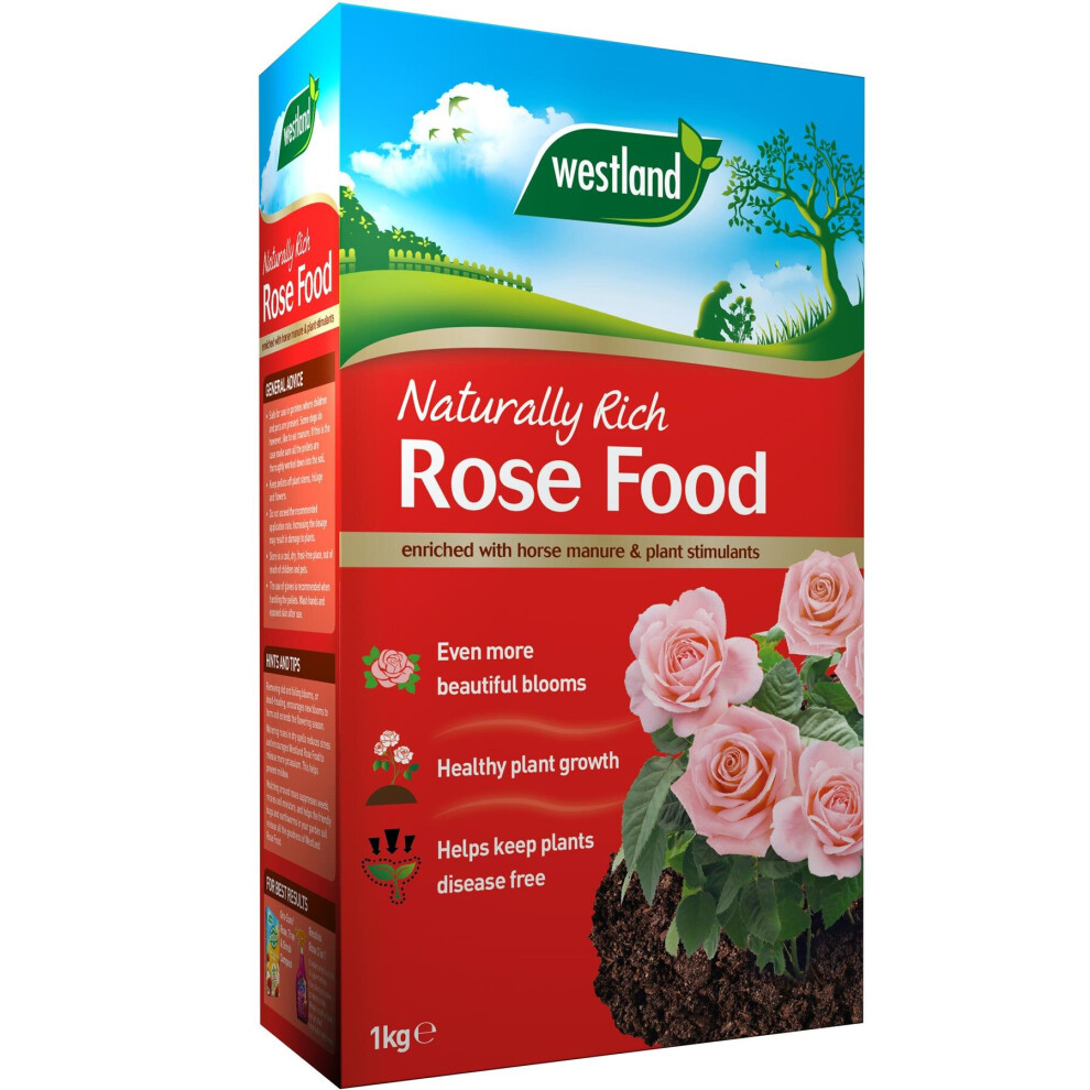 Westland Horse Manure and Plant Stimulant Enriched Rose Food, 1 kg