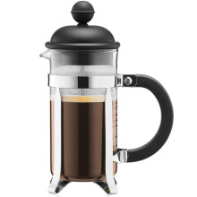 BODUM Caffettiera 3 Cup French Press Coffee Maker, Black, 0.35 l, 12 oz