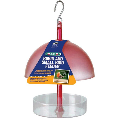 Gardman Gardman A01327 Robin and Small Bird Feeder - Red
