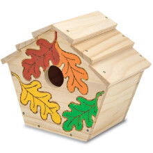 Melissa & Doug Build-Your-Own Wooden Birdhouse Craft Kit