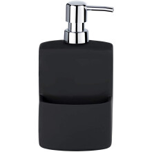 Wenko Festive 3620117100 Washing-Up Liquid Dispenser, Black