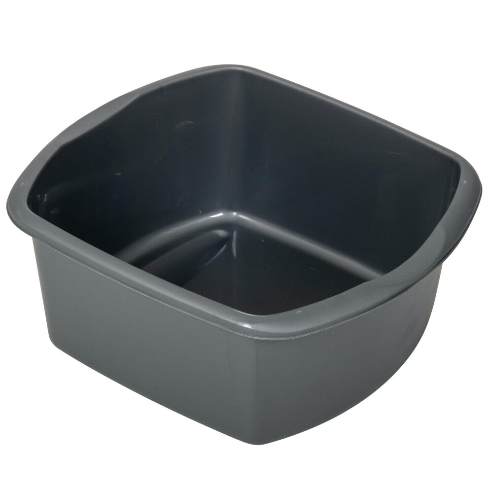 Addis 8 Litre Small Rectangular Bowl, Metallic Silver