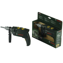 Theo Klein 8410 Bosch Drill - Licensed Replica Toy with Yellow Button Rotating Bit, Realistic Drilling Noise & Red Light (C-8410)