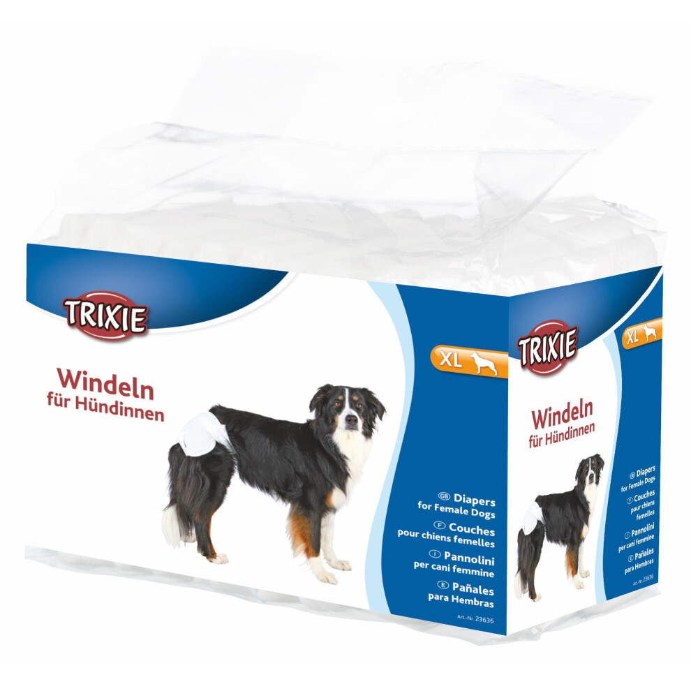 Trixie (Xl (40 To 58 Cm)) Disposable Female Dog Diapers