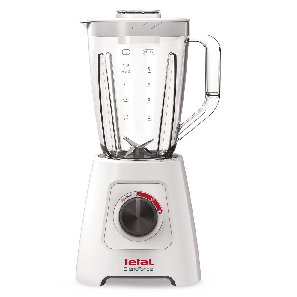 Tefal Blendforce II 1.4L Blender with Plastic Jug - White