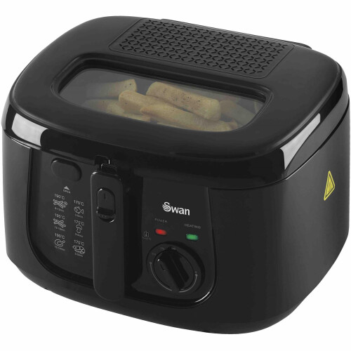 Swan Swan 2.5L Square Fryer - Black