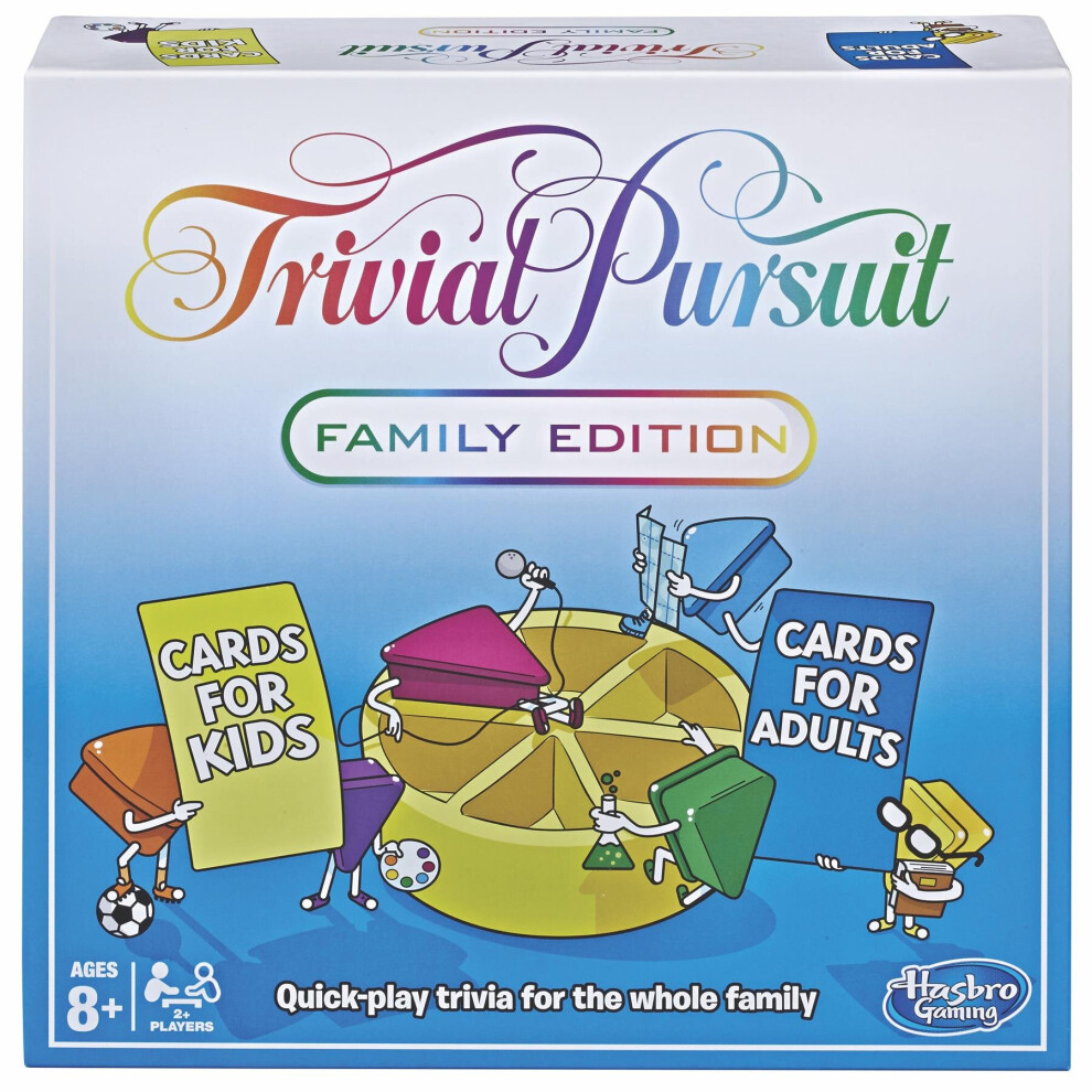 Trival Pursuit Family Edition Game Hasbro