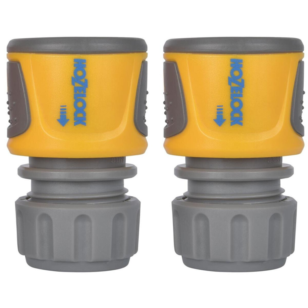 Hozelock 20706025 Soft Touch Hose End Connector, Pack of 2