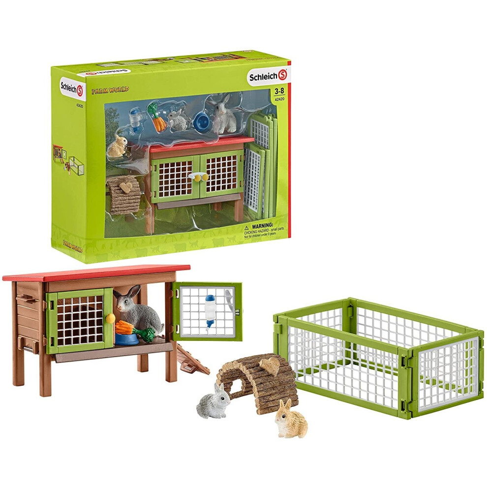 Schleich 42420 Rabbit Hutch