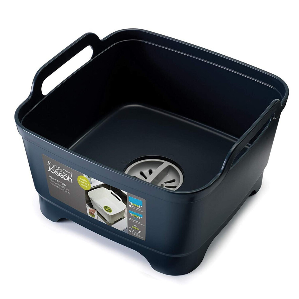 Joseph Joseph Wash and Drain Washing Up Bowl - Grey