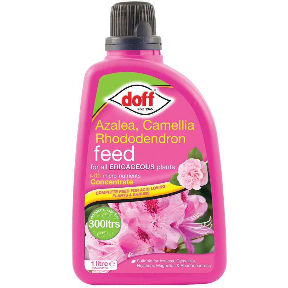 Doff FJIA00DOF Ericaceous Plant Feed 1 Litre Concentrated