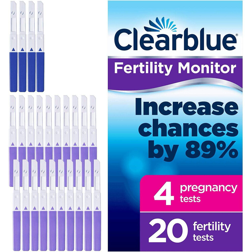 Clearblue Fertility Monitor Advanced Refill Tests - 20 Fertility Tests & 4 Pregnancy Tests