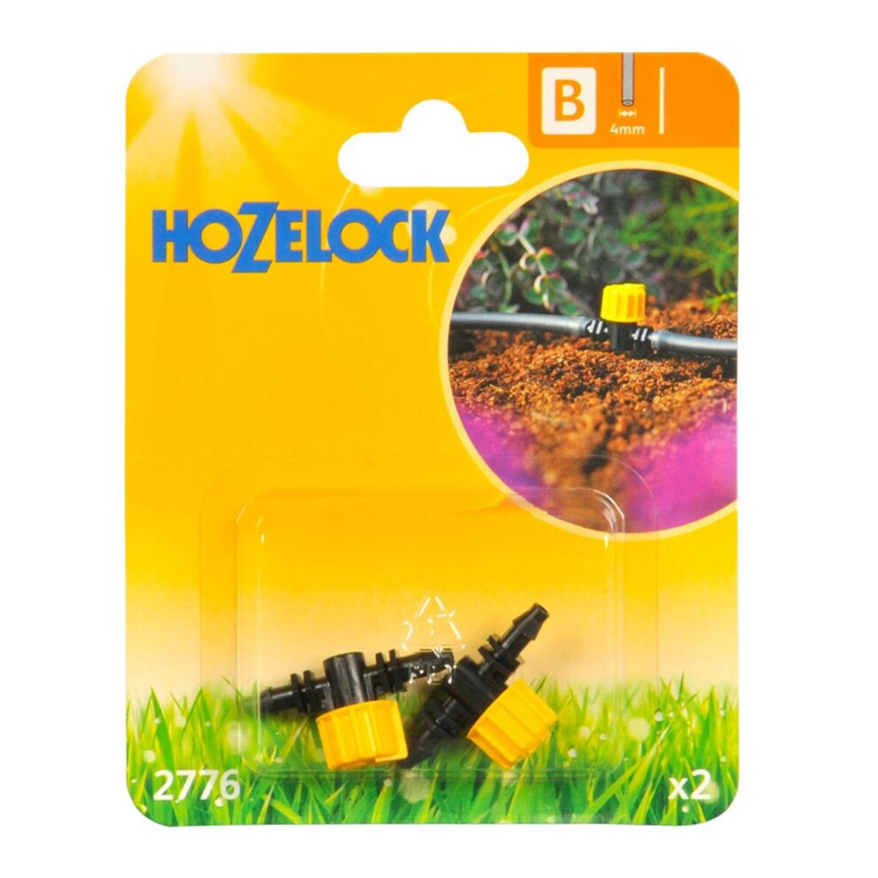 Hozelock 2776 Flow Control Valve 4mm (2 Pack)