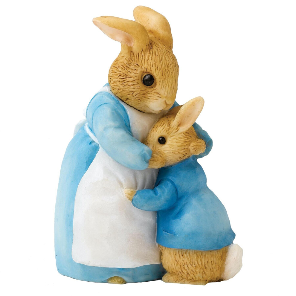 Beatrix Potter Mrs. Rabbit and Peter Figurine