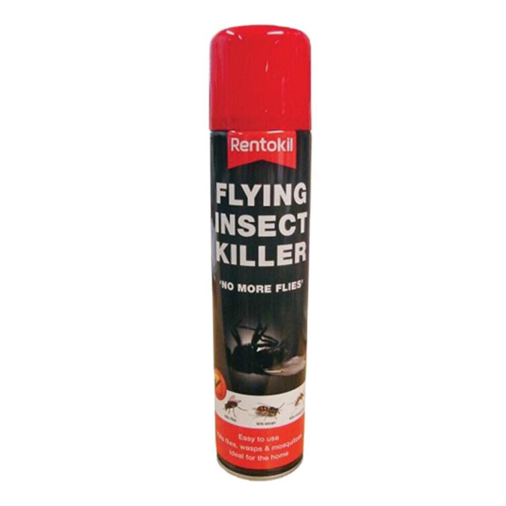 Rentokil FF98 Flying Insect Killer (RKLFF98) - Fast-Acting Insect Spray for Flies, Wasps & Mosquitoes