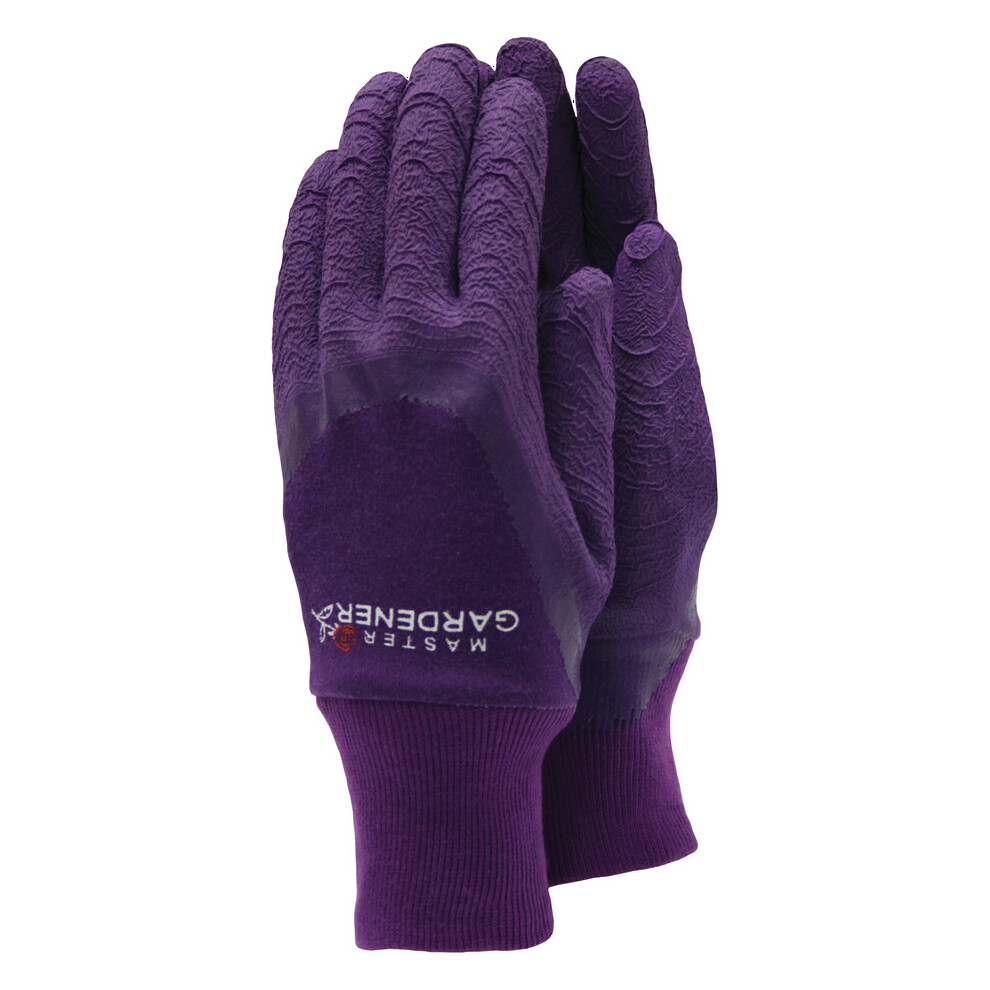 (S) Town & Country TGL272M Master Gardener Ladies Aubergine Gloves - Medium
