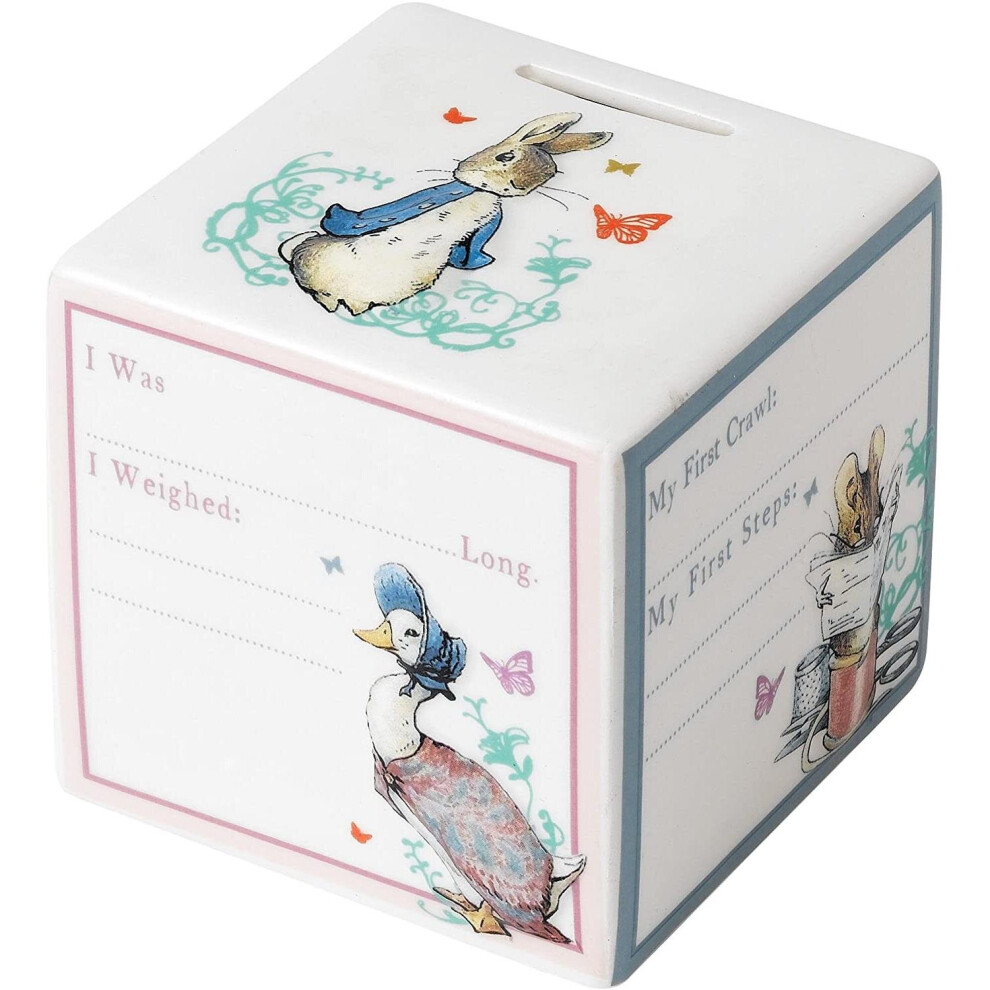 Beatrix Potter Peter Rabbit New Baby Money Bank