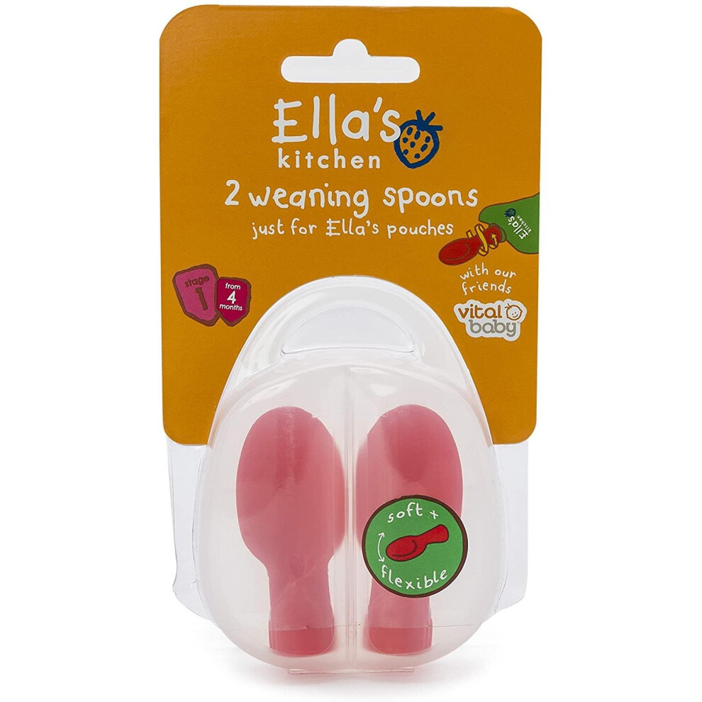 Vital Baby Ella's Kitchen 2 pack Spoon Tips