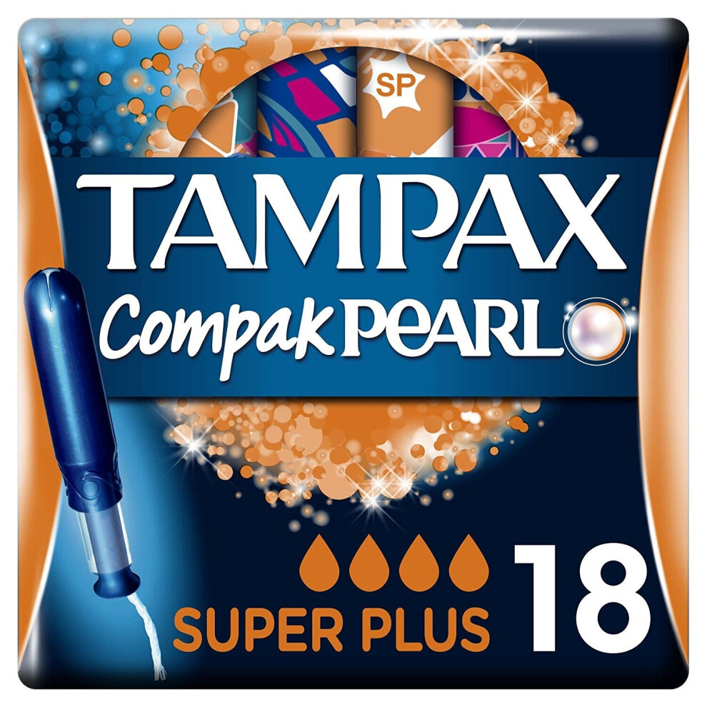 Tampax compak pearl super plus 18