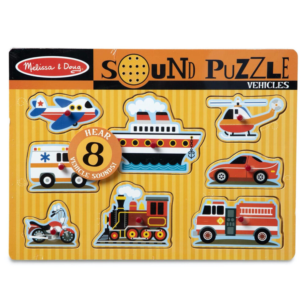 Melissa & Doug Vehicles Sound Puzzle